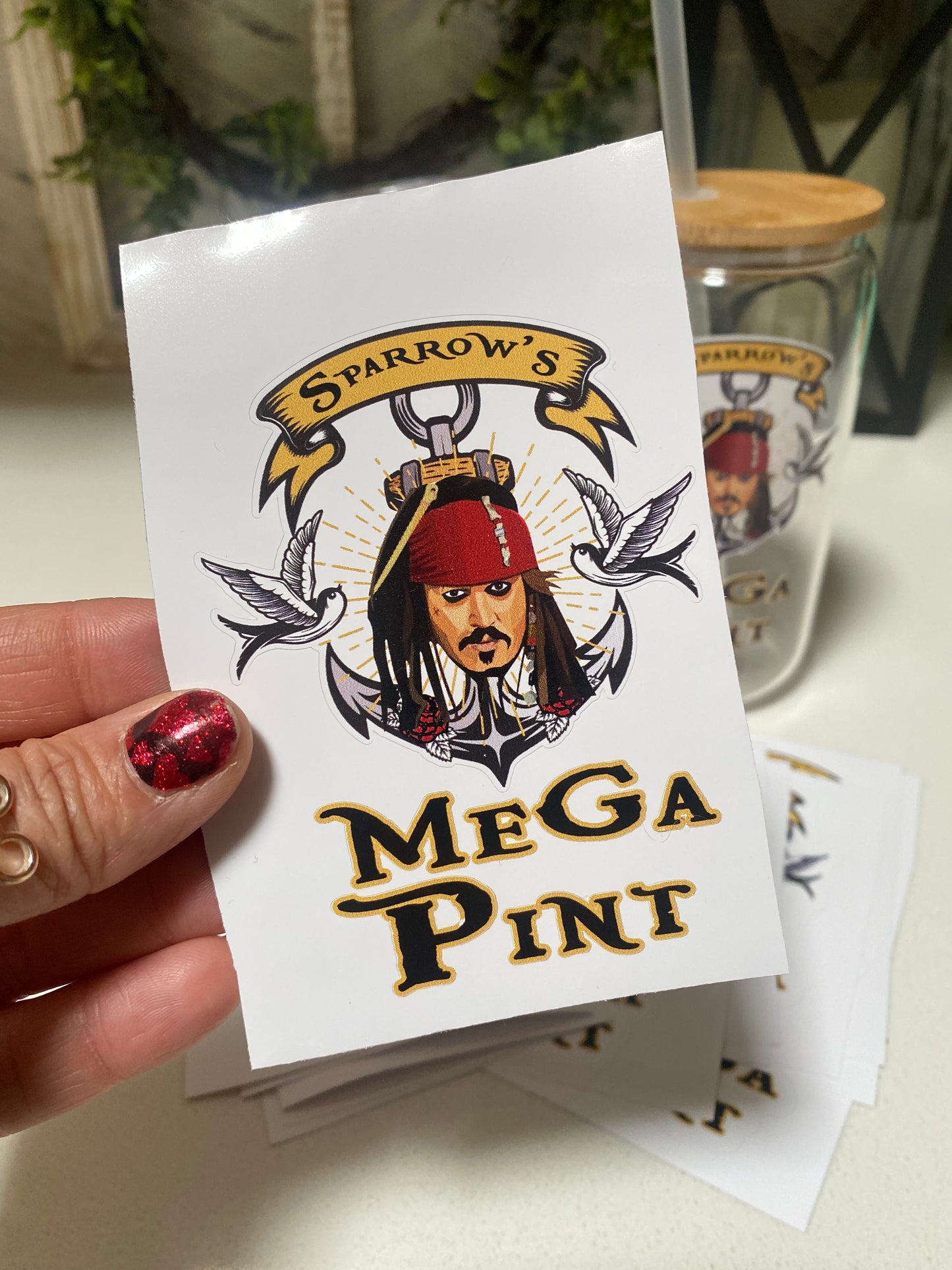 Sparrow’s Mega Pint Decal