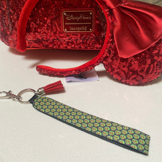 Poison Apple Wristlet Keychain