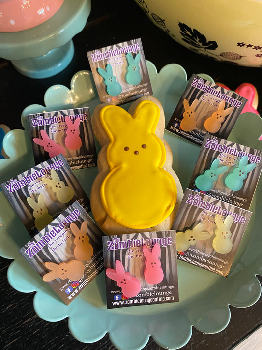 Peeps Bunny Stud Earrings