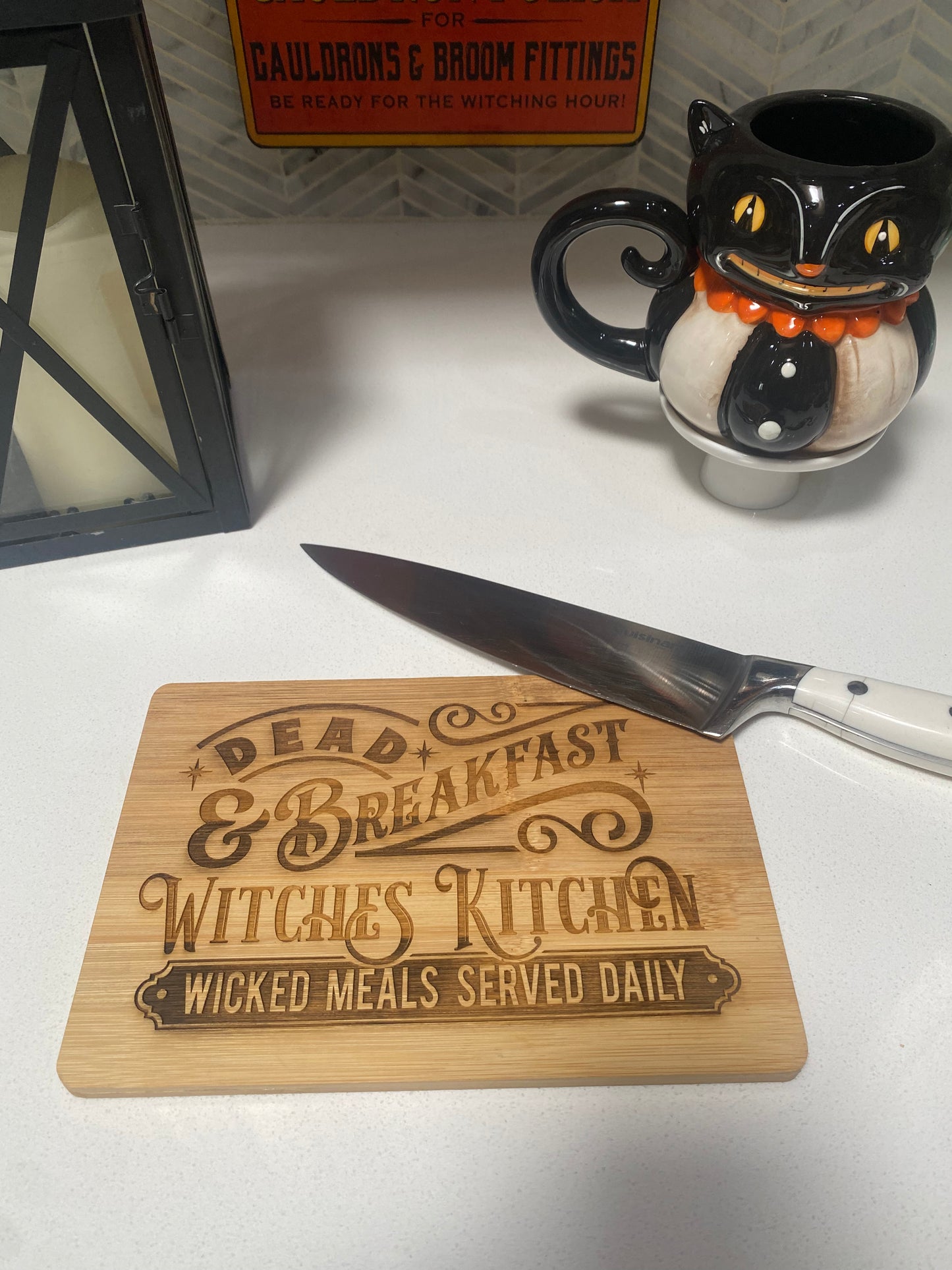 Dead & Breakfast Cutting Board