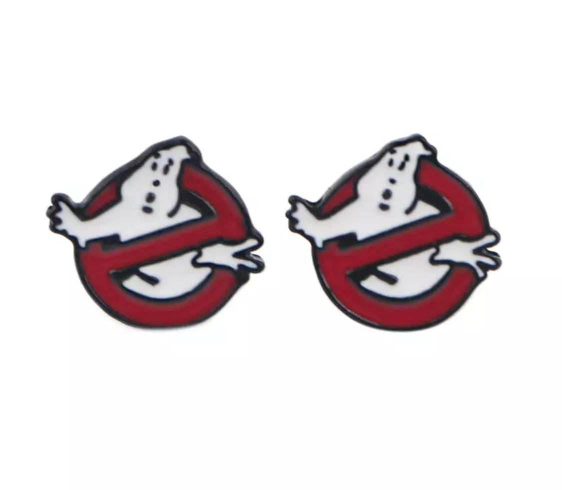 Ghostbusters Stud Earrings
