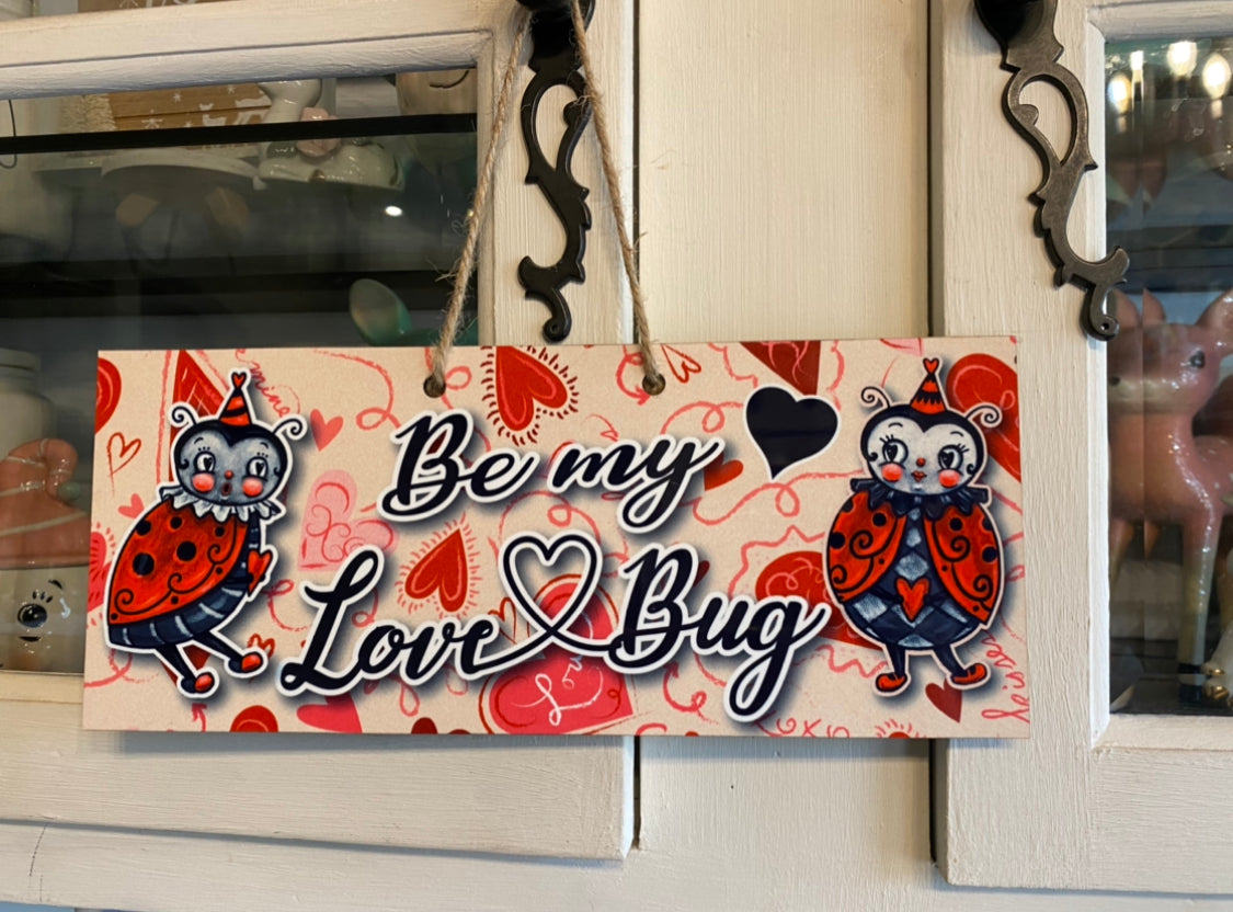 Johanna Parker Love Bugs Heart Sign