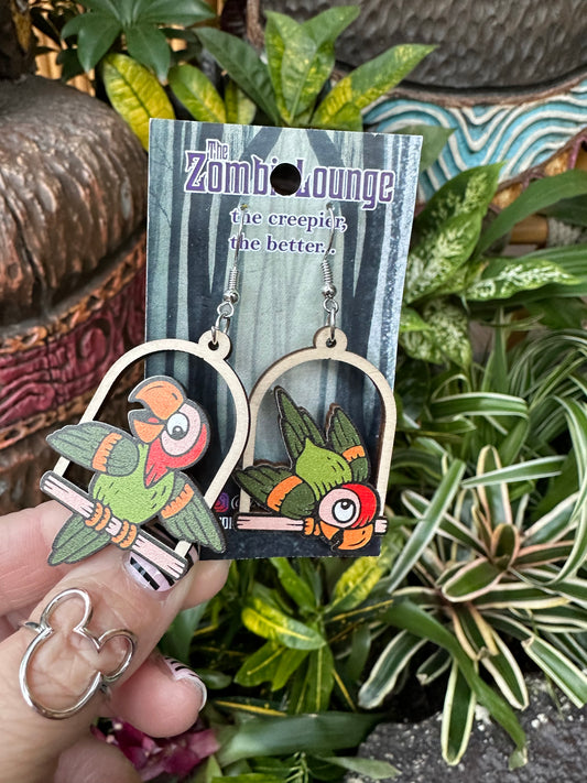 Enchanted Tiki Bird Earrings