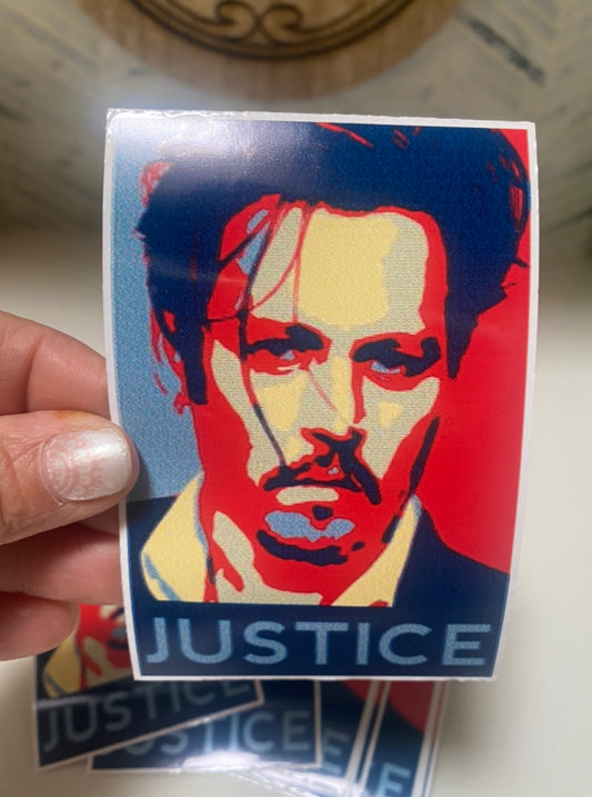 Justice For Johnny🖤 sticker
