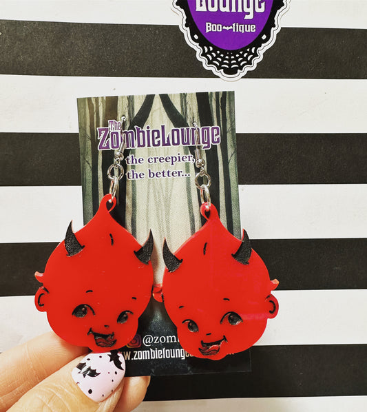 Kewpie Devil Earrings