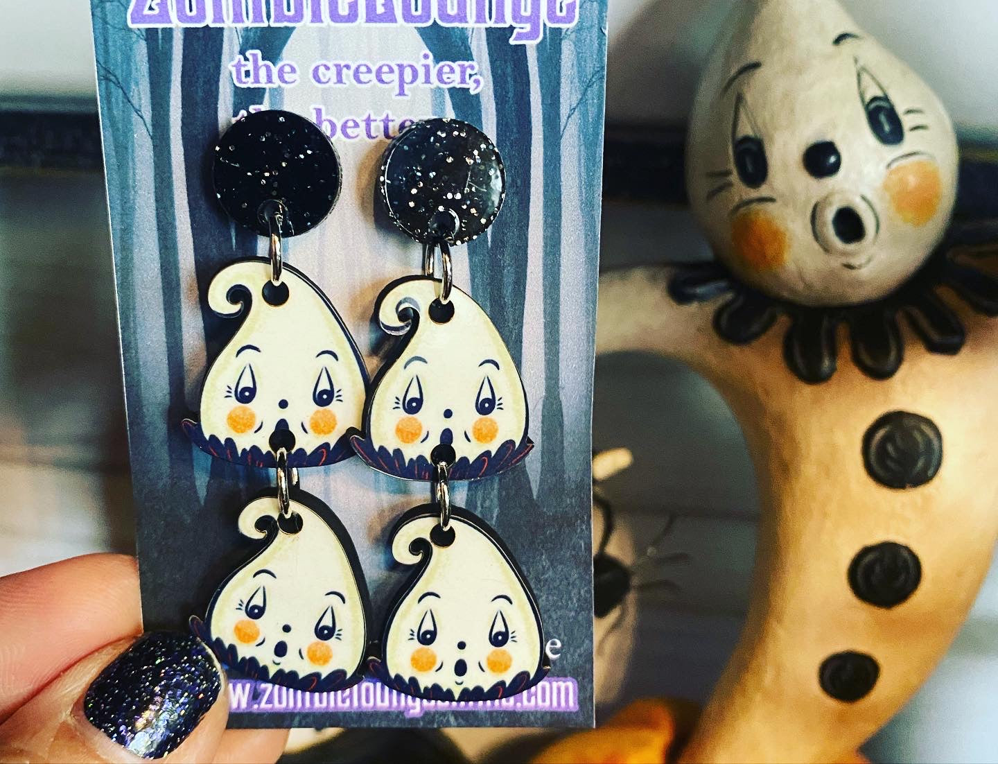 Johanna Parker Design Halloween Hanging Earrings