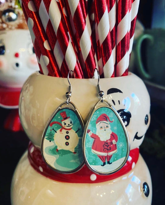 Johanna Parker Retro Christmas Earrings