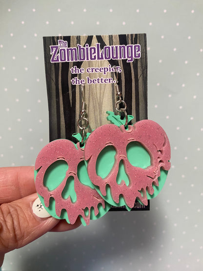 Pastel Poison Apple Earrings