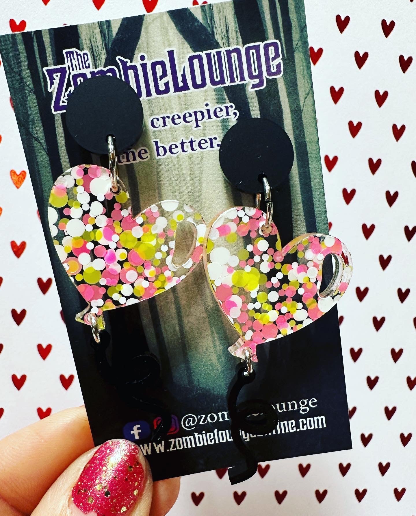 Heart Balloon Earrings