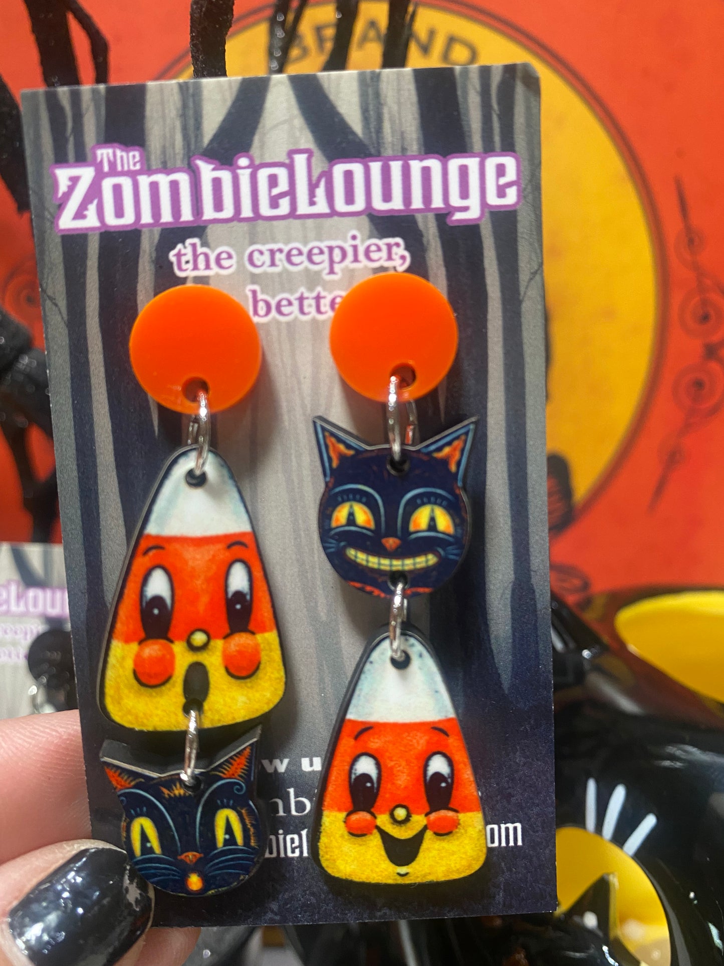 Johanna Parker Design Halloween Hanging Earrings