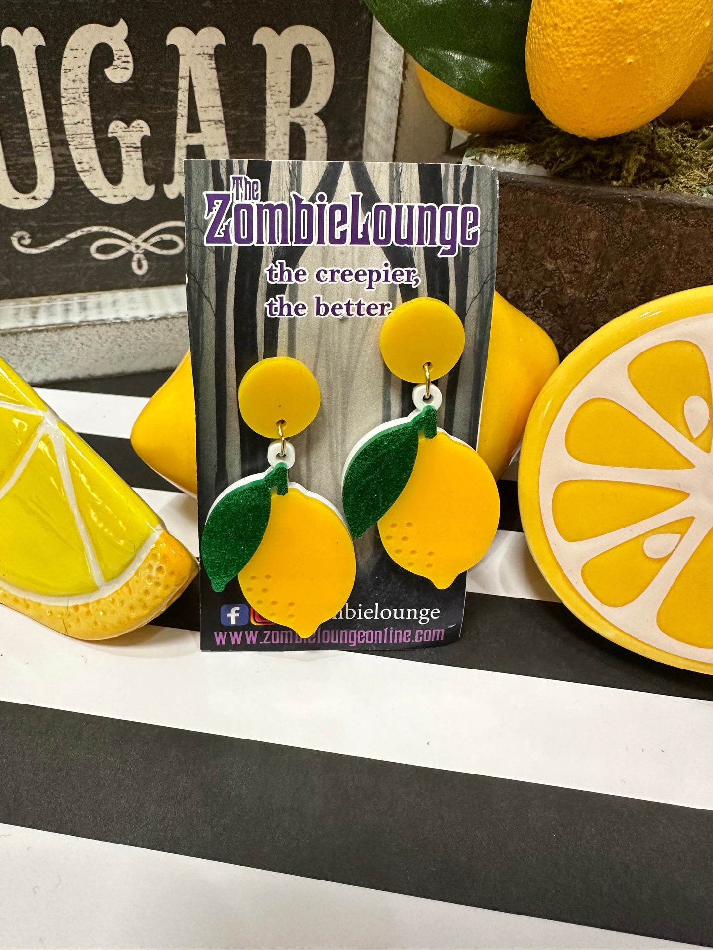 Lemon Earrings