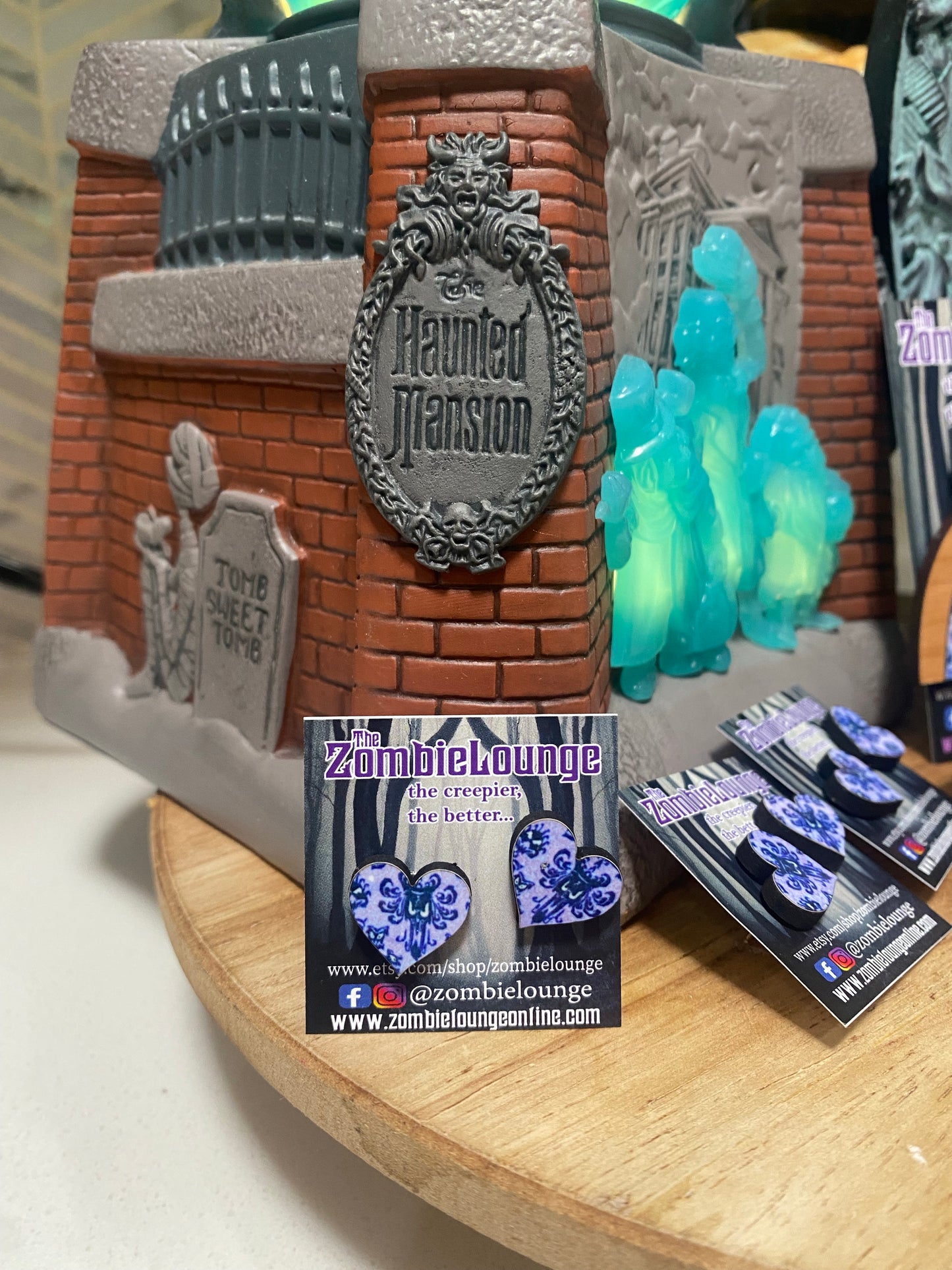 Haunted Mansion Wallpaper Earrings