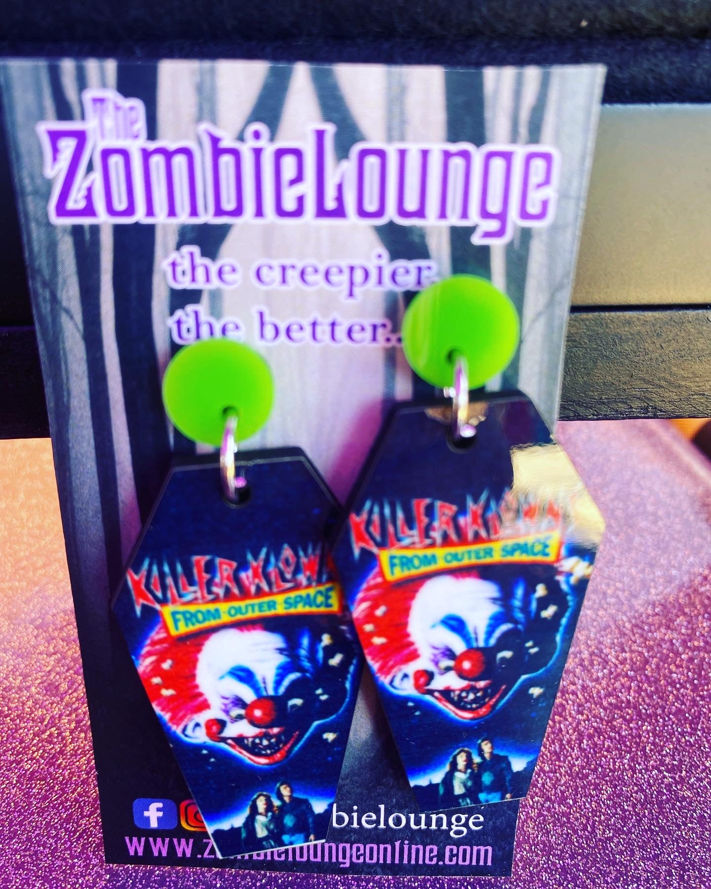 Coffin Killer Clowns Earrings