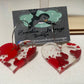 Blood Splatter Earrings