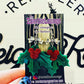 Christmas Mouse Holly Earrings