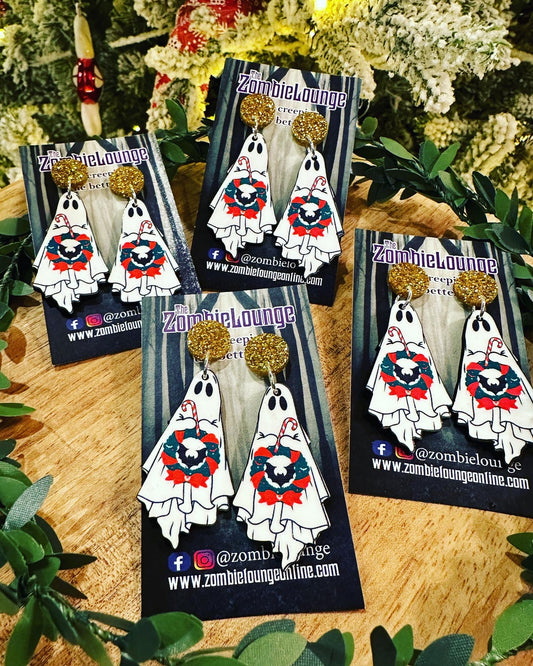 Christmas Ghost Earrings