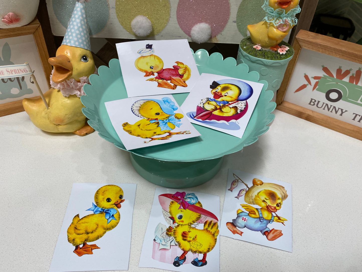 Vintage Easter Chicks Decals