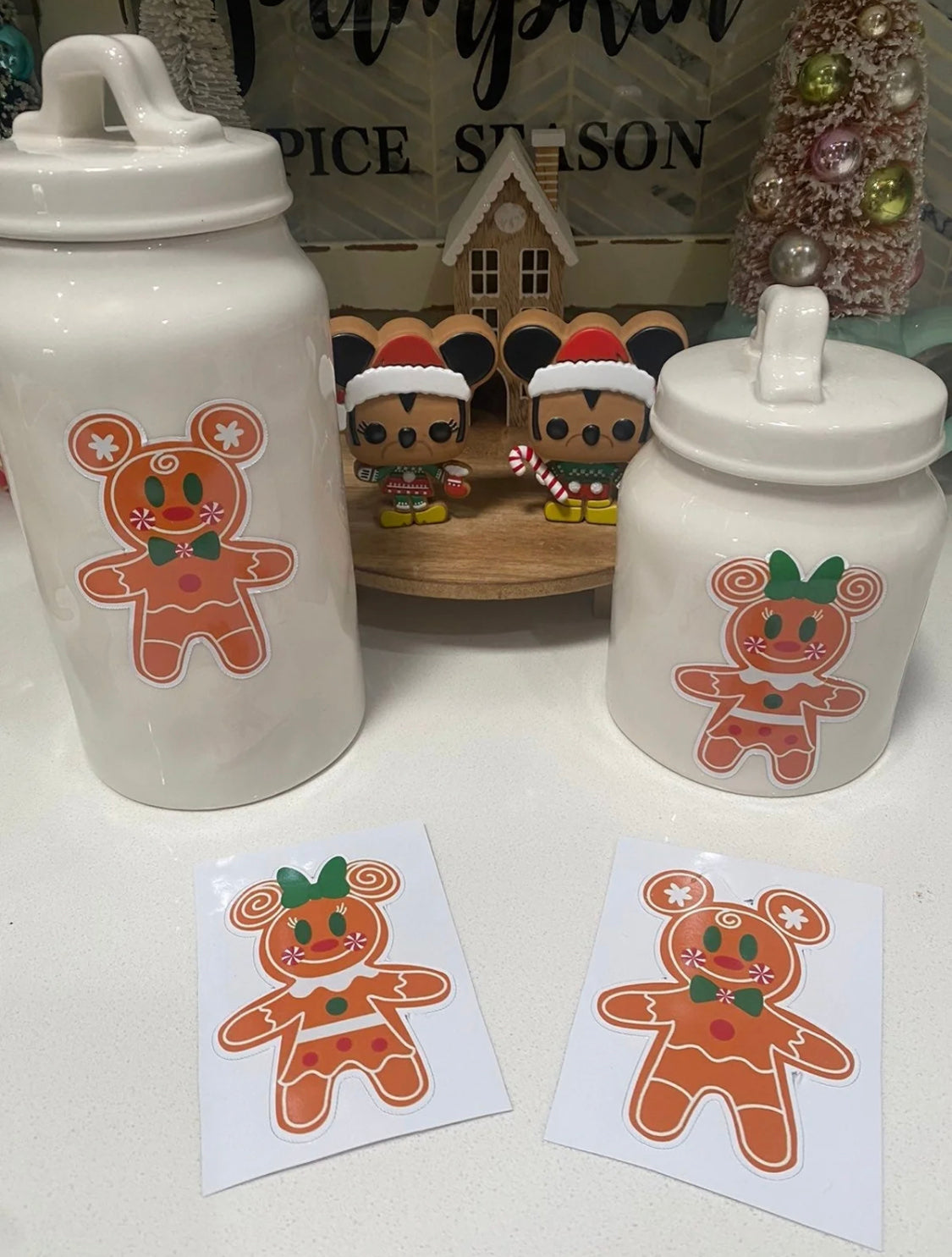 Gingerbread Mouse Decal Set