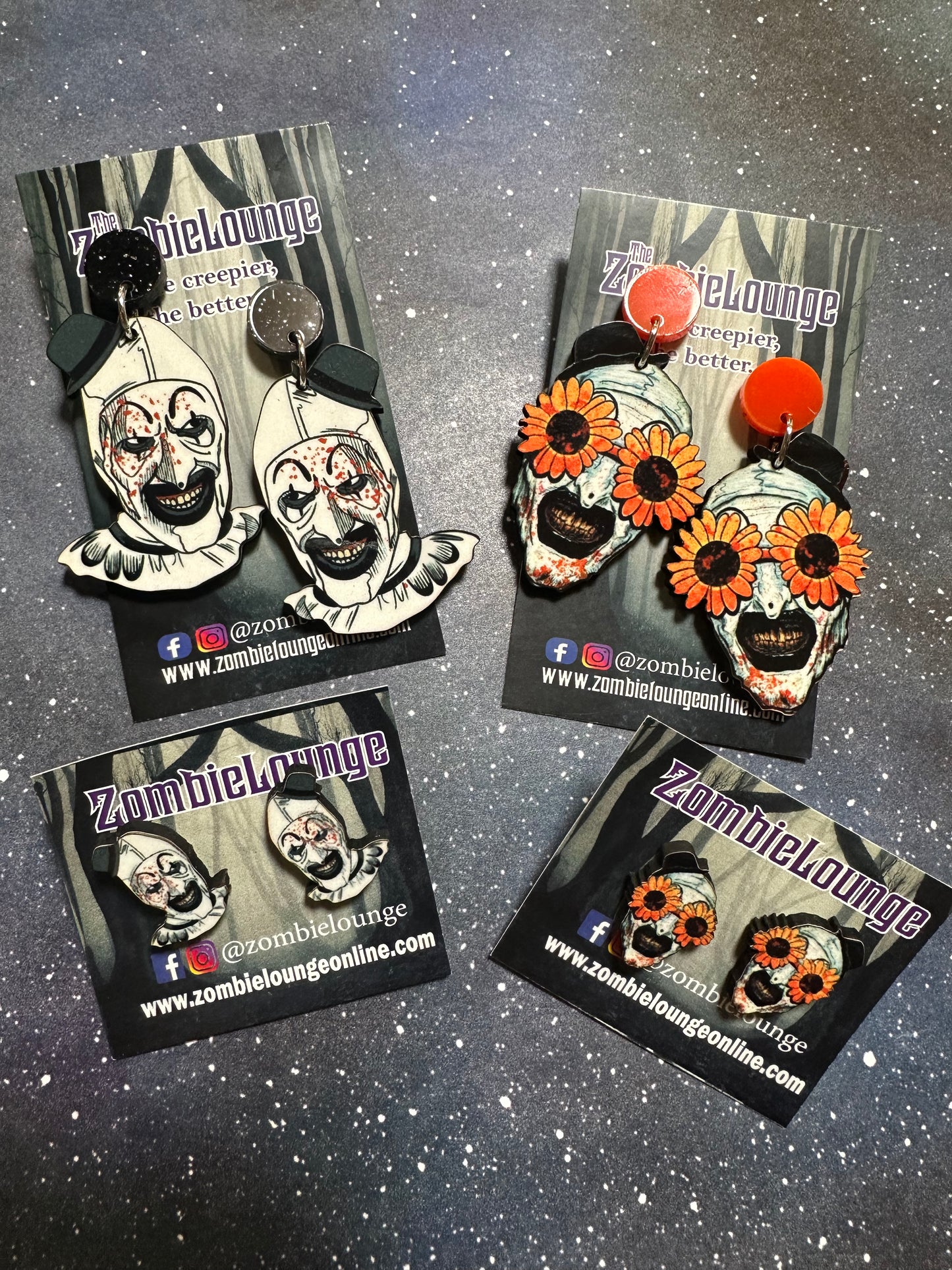 Terrifier Clown Earrings