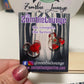 Blood Splatter Earrings
