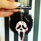 Pom Ghost Face Keychain/bag charm