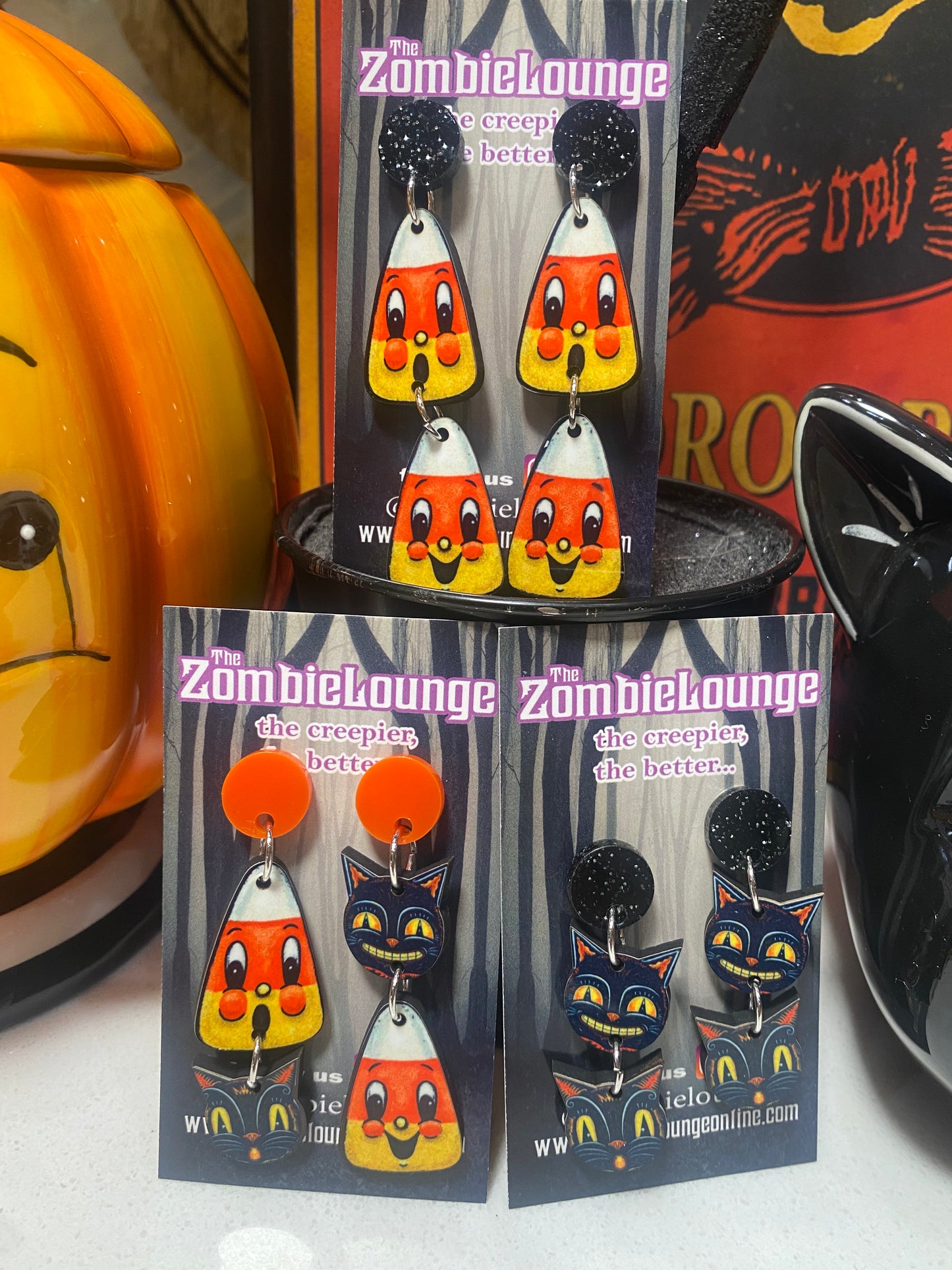 Johanna Parker Design Halloween Hanging Earrings