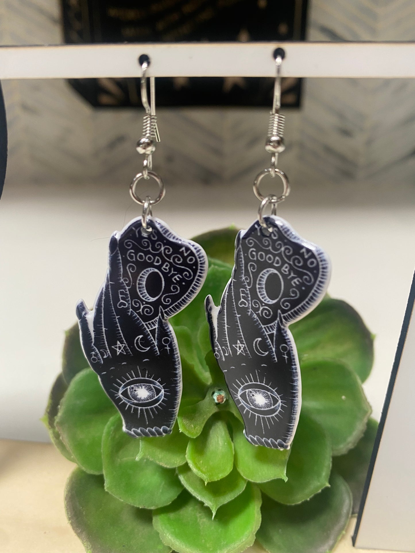 Ouija Hand Earrings