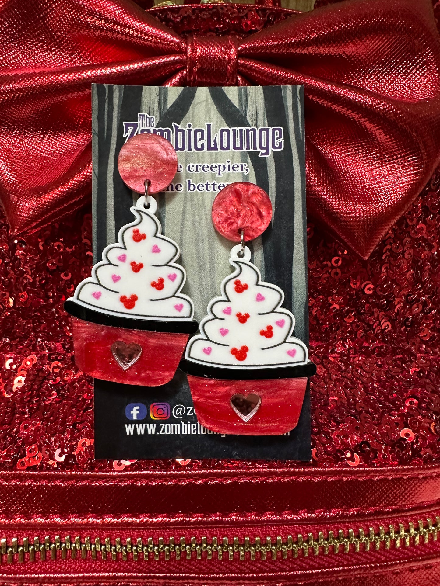 Valentines Dole Whip Earrings