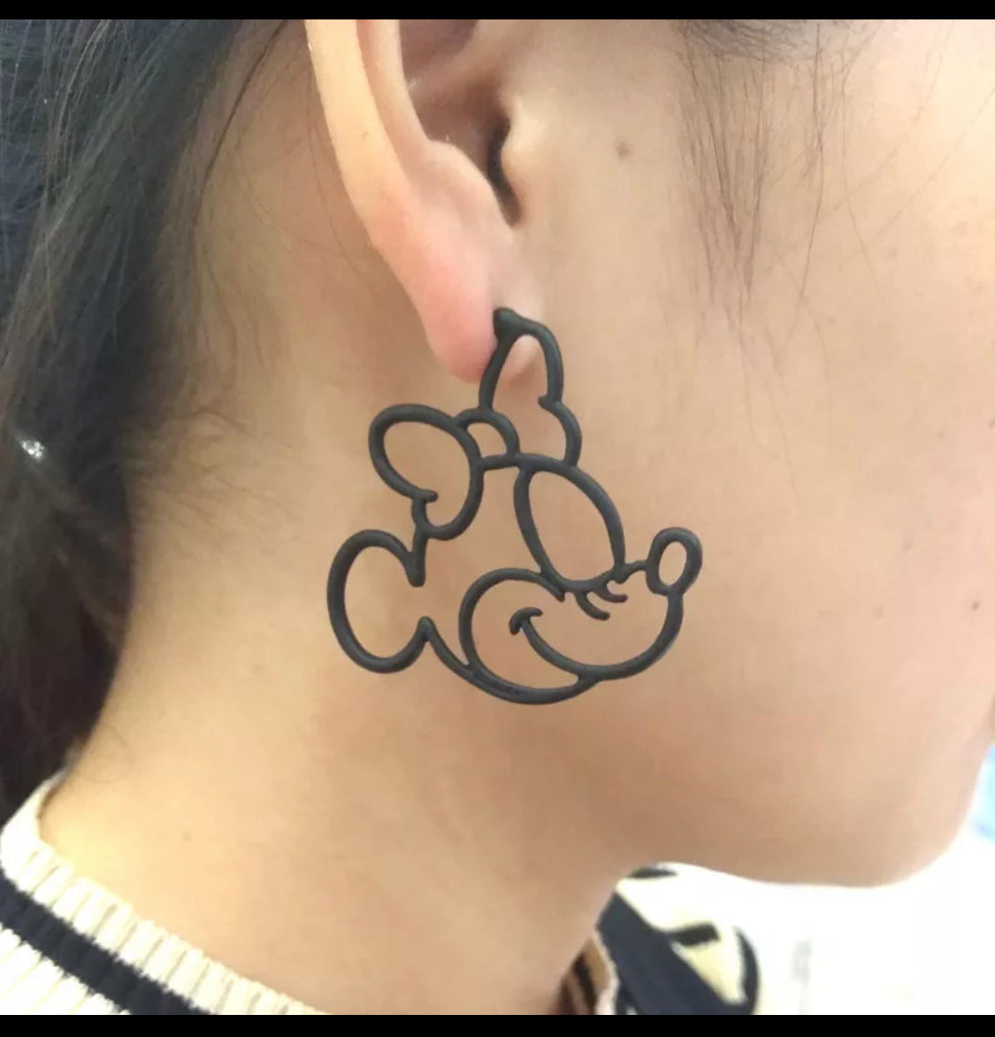 Mickey and Minnie Stud Earrings