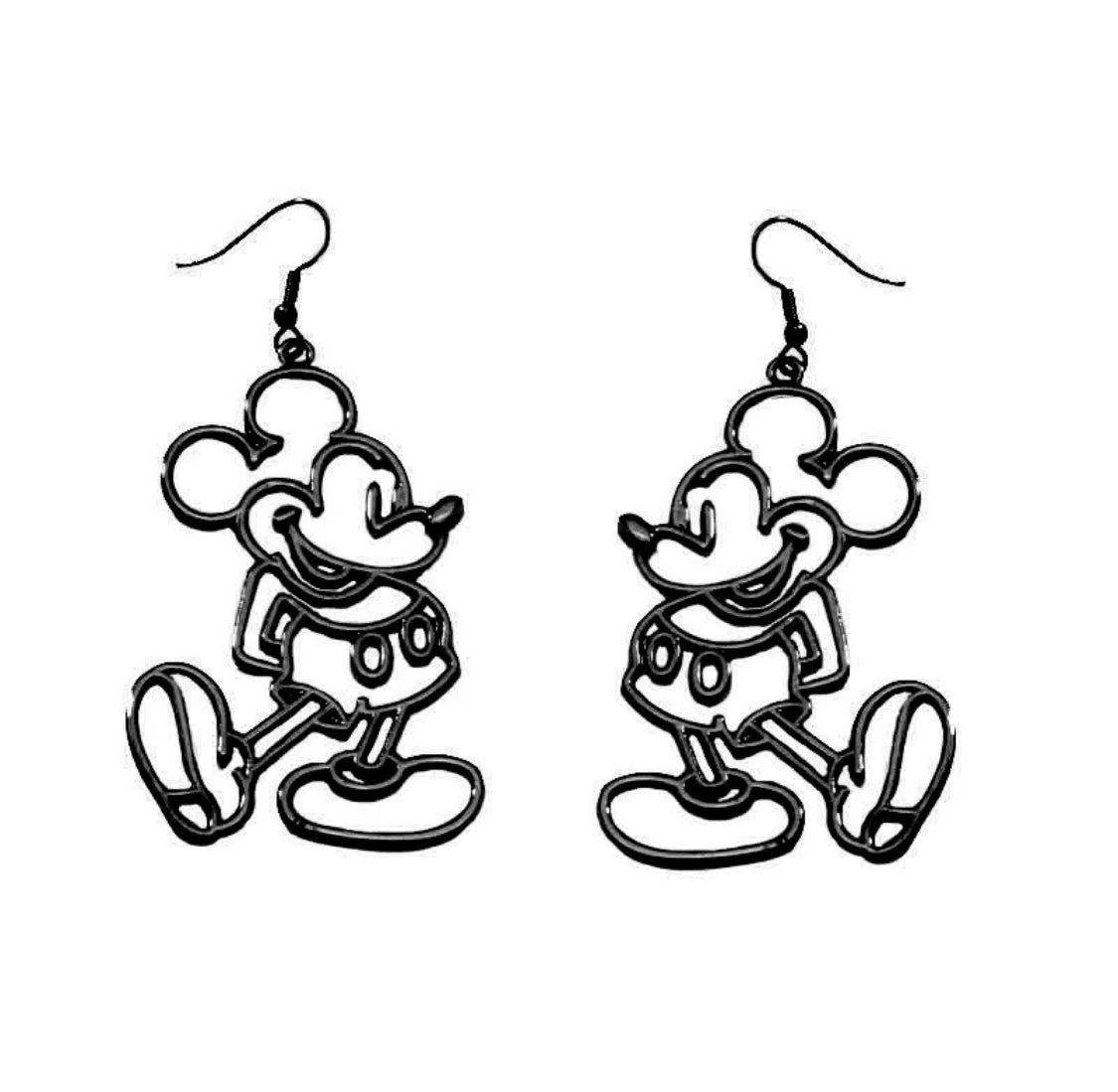 Hanging Mickey Earrings