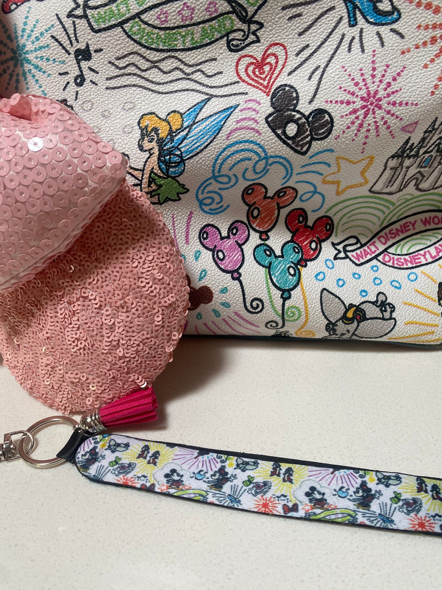 Park Sketch Book Wristlet Keychain