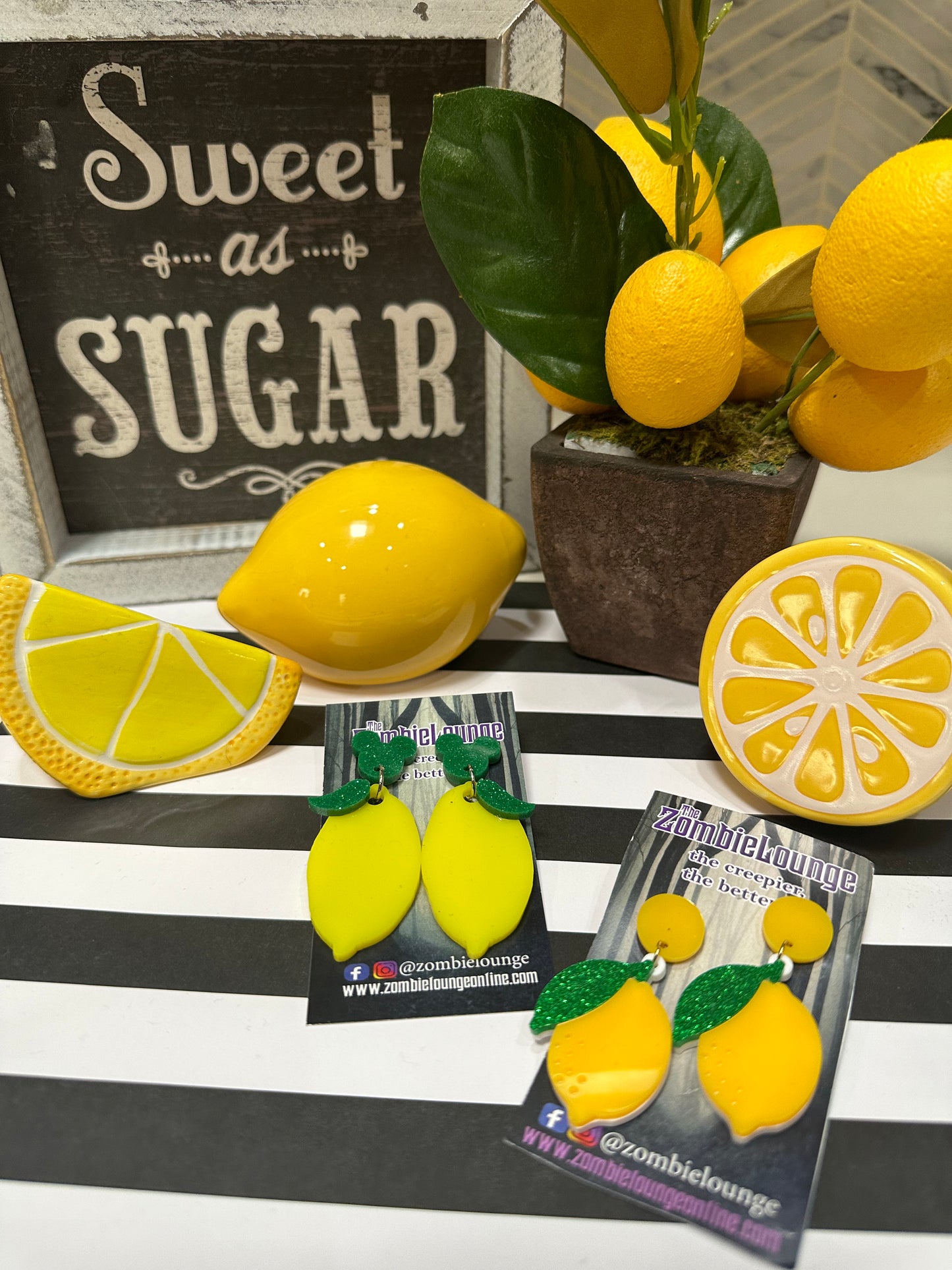 Lemon Earrings