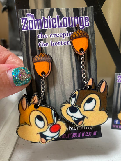 Chipmunk Earrings