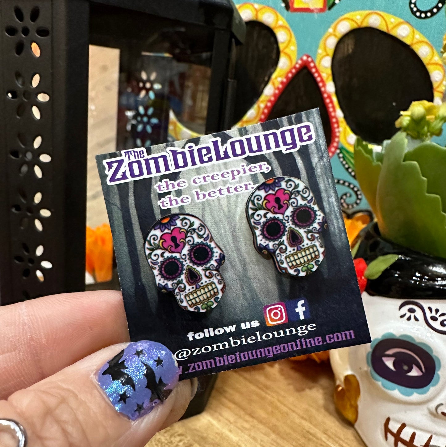 Sugar Skull Earrings