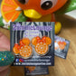 Minnie Orange Stud Earrings