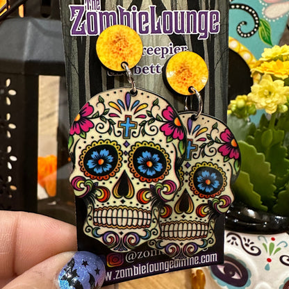 Sugar Skull Earrings