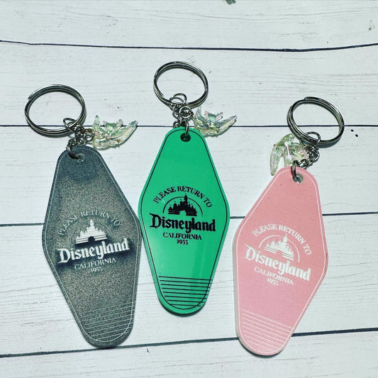 Retro Motel Keychain