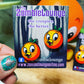 Orange Bird Earrings