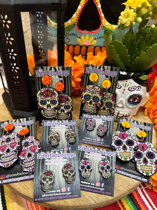 Sugar Skull Earrings