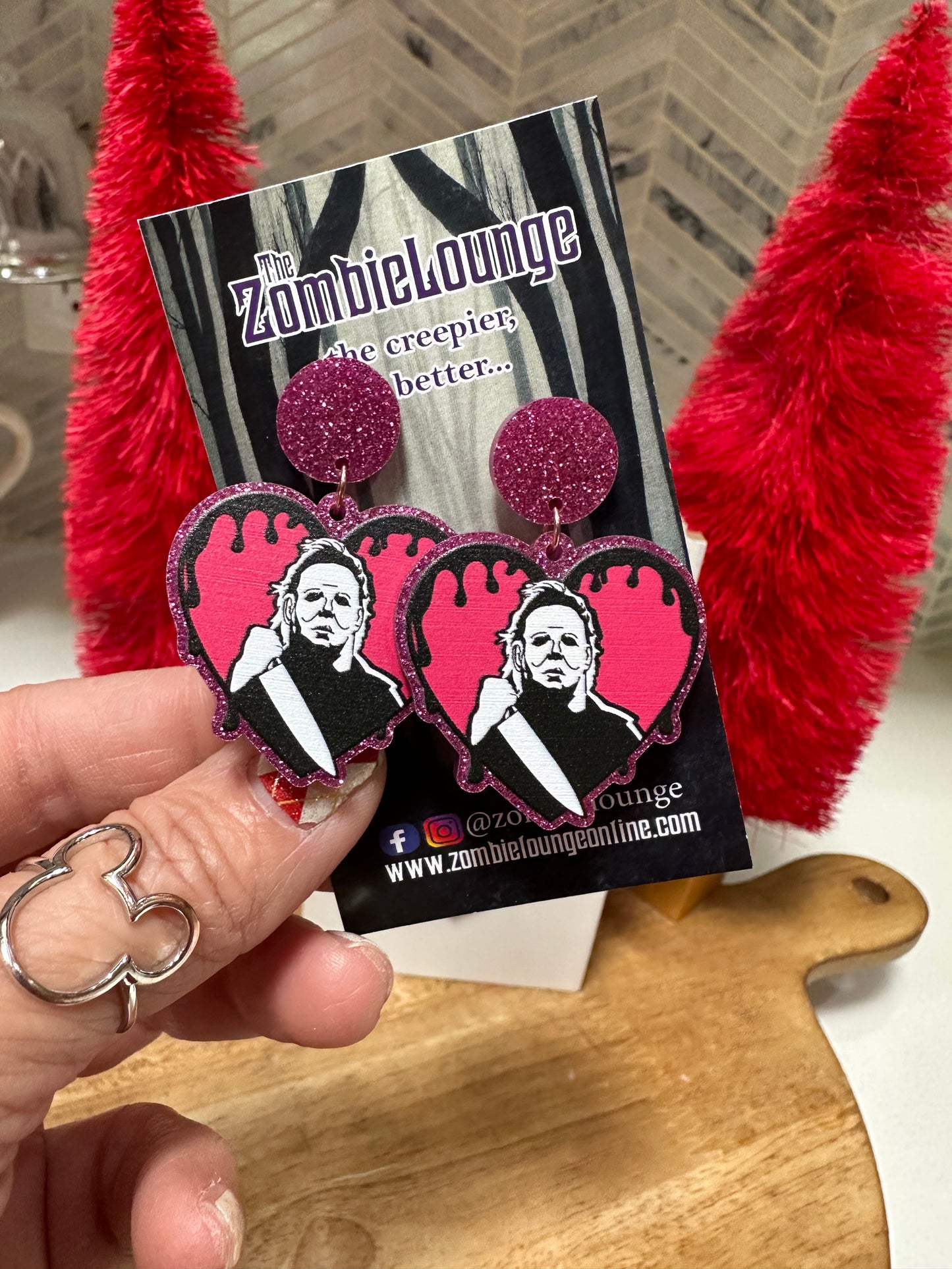 Valentines Slasher Earrings