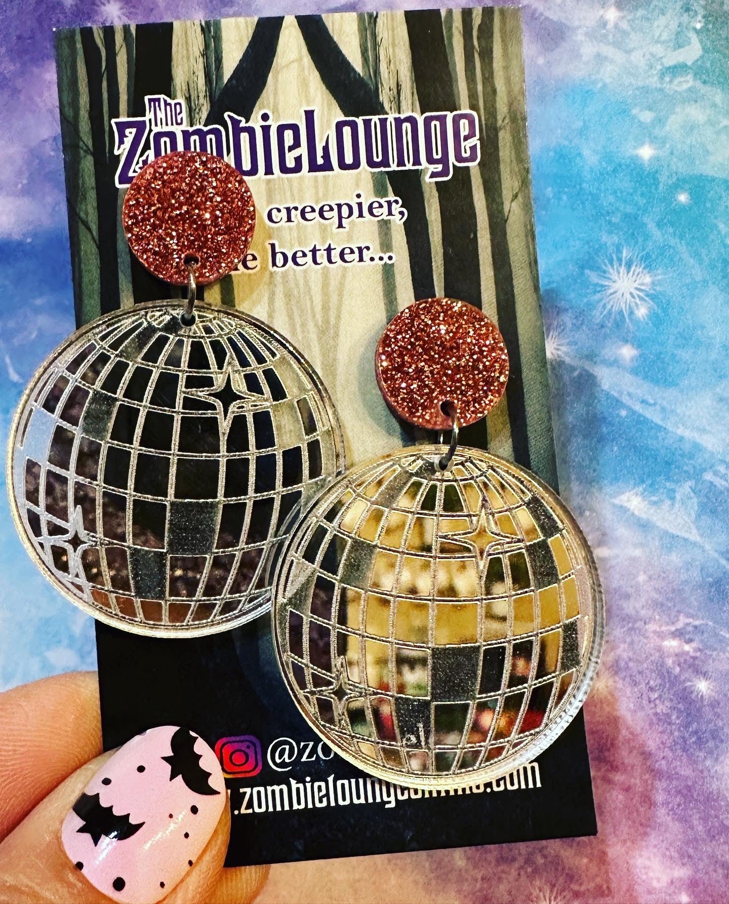 Disco Ball Earrings