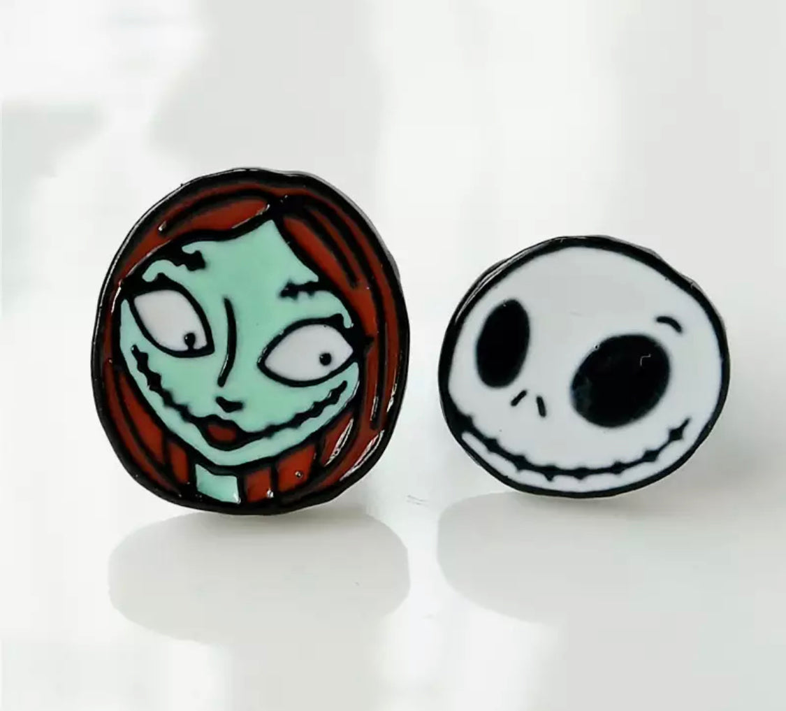 Jack and Sally Stud Earrings