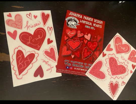 Johanna Parker Design Valentine’s Hearts Decals