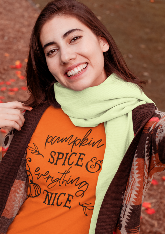 Pumpkin Spice & Everything Nice Short Sleeve Tee